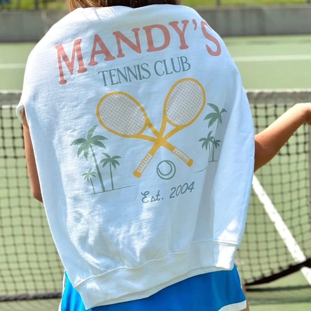 Mandy's Tennis Club Crewneck
